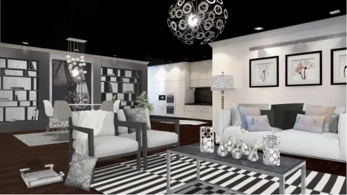 glam and shimmer modern condo