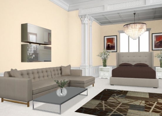 Badroom Clasic For A Women  Design Rendering