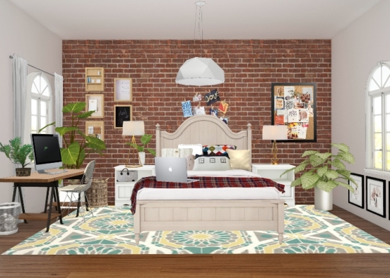 Tumblr bedroom Design Rendering