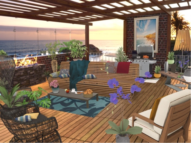 Beach house patio...by Kymphotog 