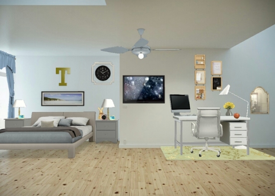 Taylor bedroom Design Rendering