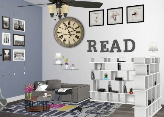 The reading room Design Rendering