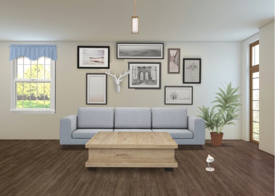 Brooklyn’s Living room Design Rendering