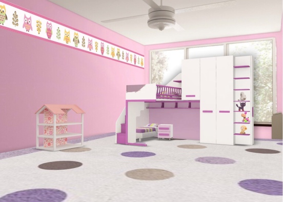 Childs room Design Rendering