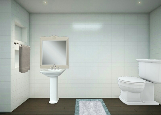 Downstairs bathroom Design Rendering