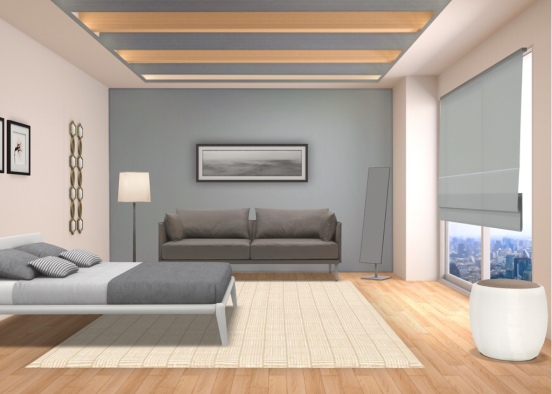 bedroom lounge Design Rendering