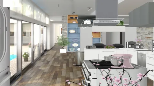 A light kitchen