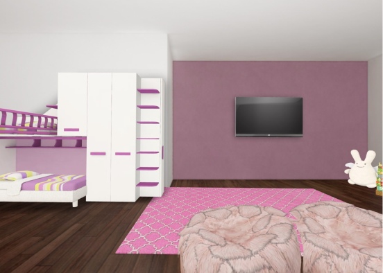 Kid or Toddler room Design Rendering