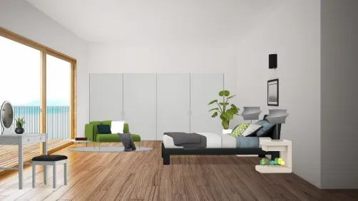Habitación verde