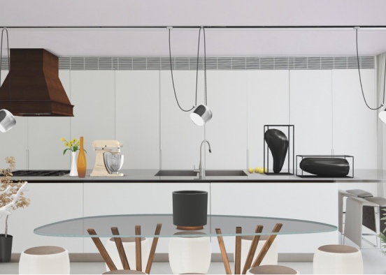 Kitchen with Class Design Rendering