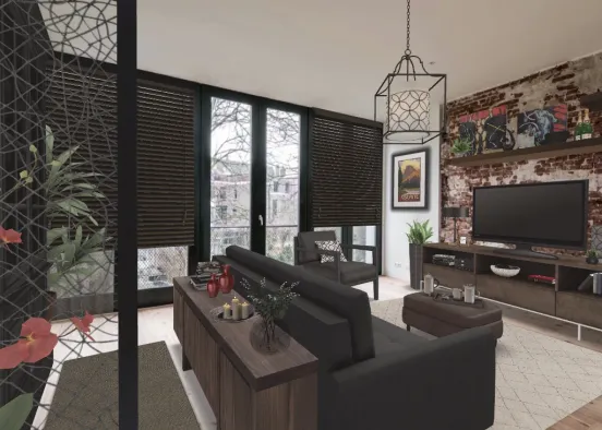 Project - Living Room XIV Design Rendering