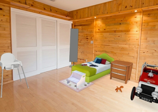 Dormitorio niño/niña Design Rendering