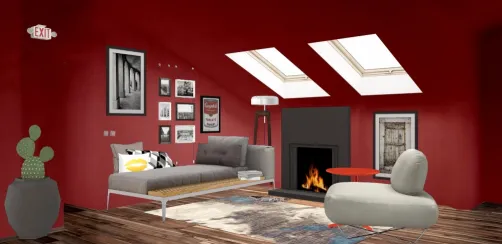 монсарда в красном 