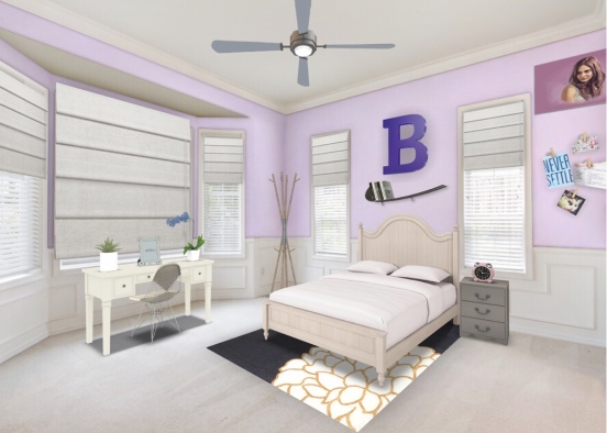 Bree’s Room Design Rendering