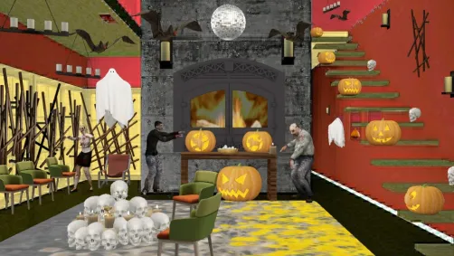 Haunted Halloween party