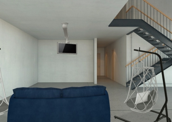 Living space Design Rendering