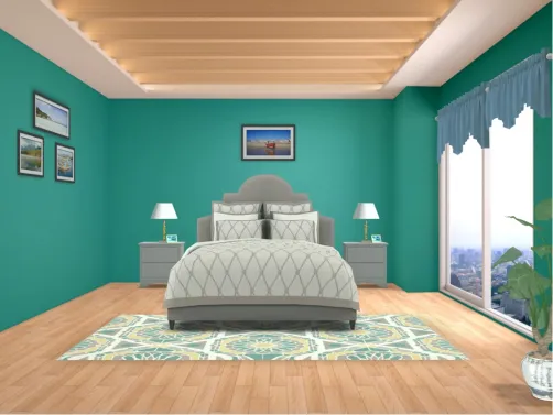 a relaxing couples bedroom