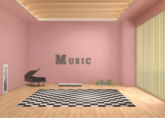 music room for kids Design Rendering