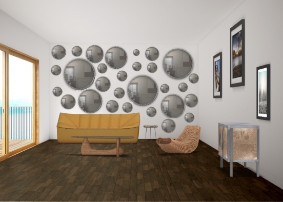 Bubbly mirrors Design Rendering