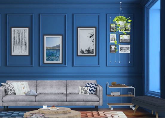 the blue room Design Rendering