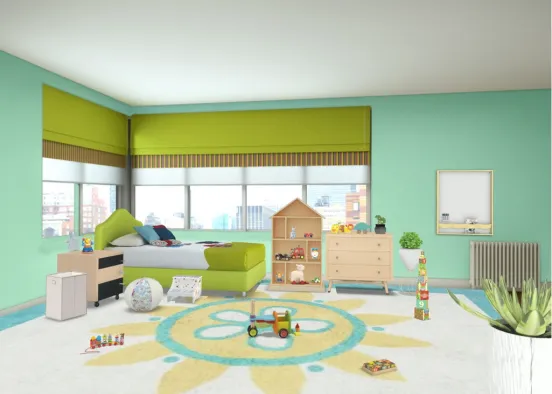 Kids’ Room Design Rendering