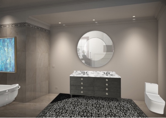 5 ⭐️ bathroom  Design Rendering
