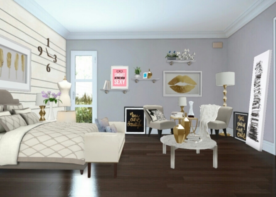 Bedroom redesign Design Rendering