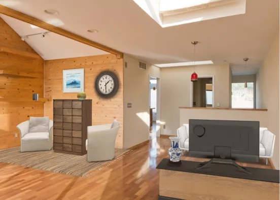 Upstairs family room Design Rendering