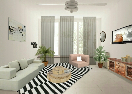 Living room 2 Design Rendering