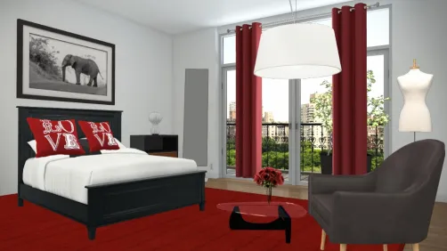 Chambre rouge