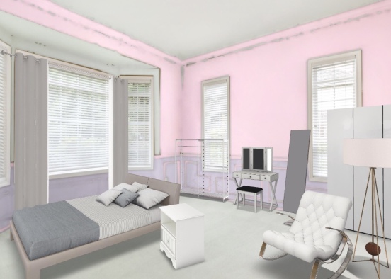 Shades of pink Design Rendering
