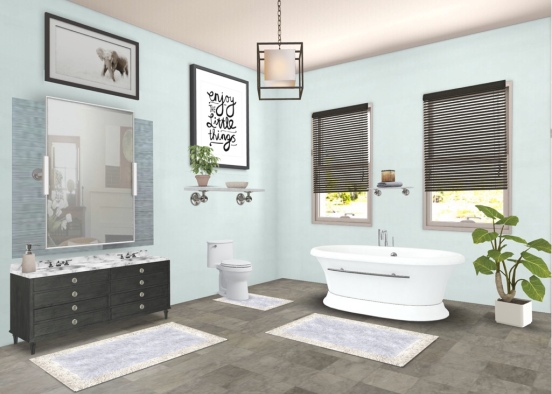 Bathroom of my dreams Design Rendering