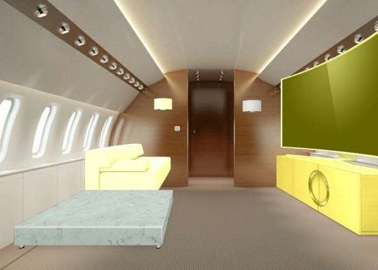 Jet privato:private jet Design Rendering