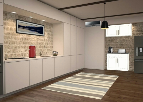 Cozinha Casa 2 Design Rendering