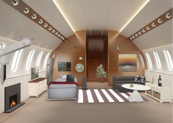 My private Jet Design Rendering