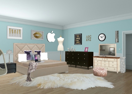 Luxus room Design Rendering