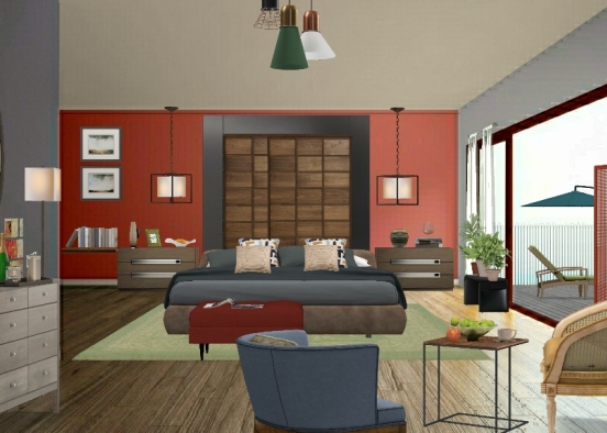 435 Bedroom Design Rendering