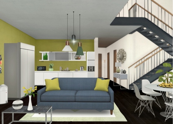 Apartment Living Design Rendering