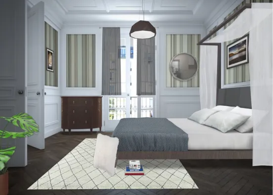 Suite bedroom Design Rendering