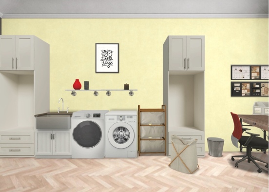 Laundry Room  Design Rendering