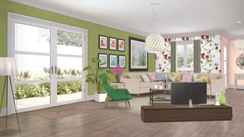 Spring living room