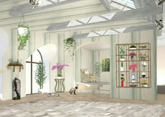 Flower's rooms Design Rendering
