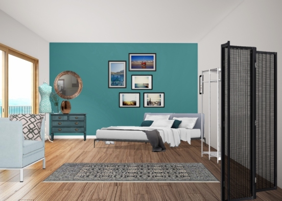 Sea condo part 2; bedroom Design Rendering