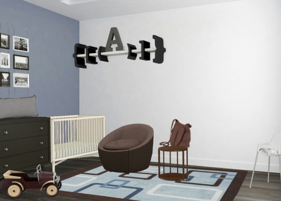 Cutie baby room Design Rendering