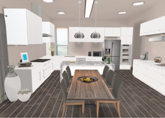 Future Kitchen Renovation  Design Rendering