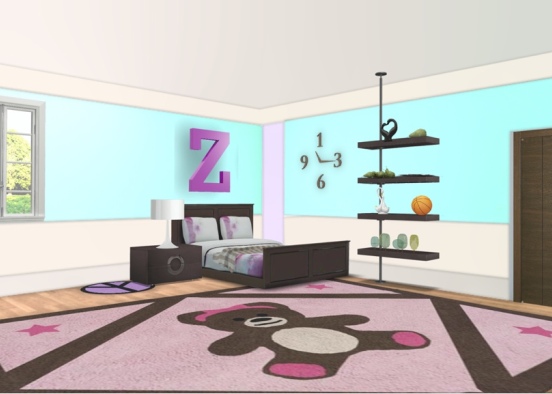 Zafire’s room Design Rendering