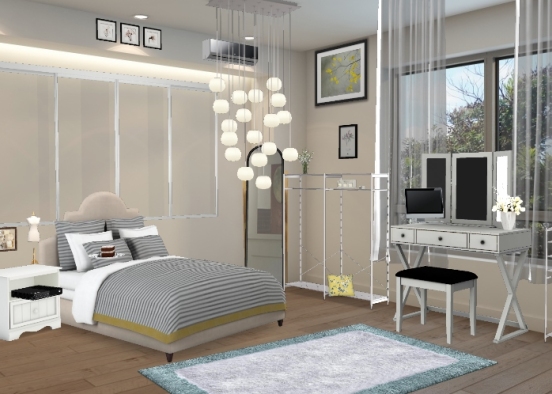7 to 10 year old bedroom Design Rendering