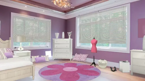 Lavender bedroom