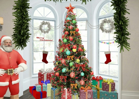 Christmass tree Design Rendering