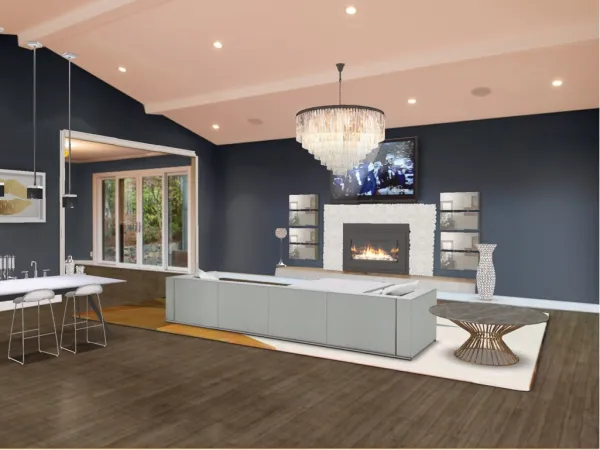 Professional interior design created with Homestyler 3D design software